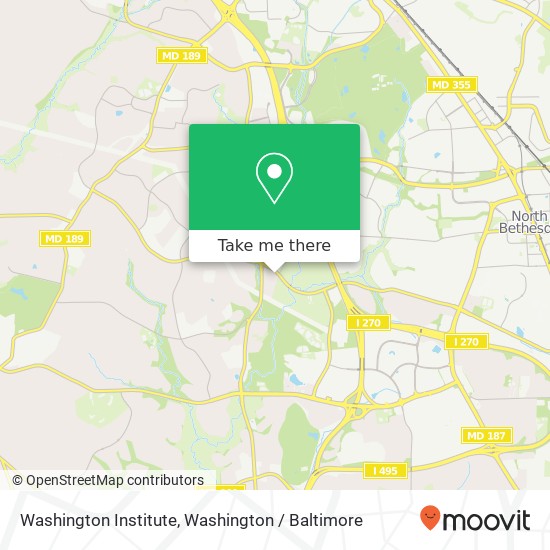 Washington Institute map