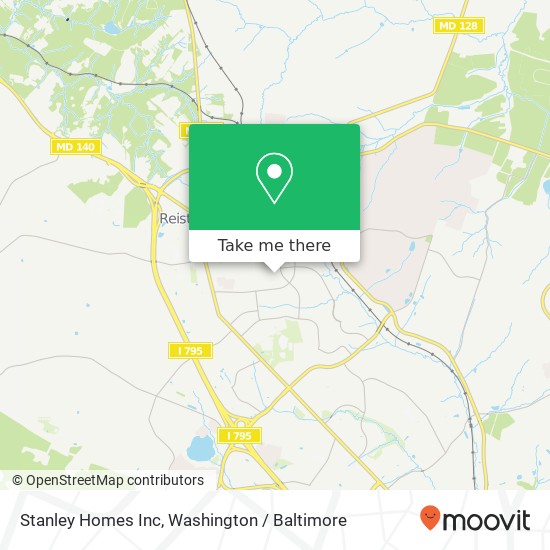 Stanley Homes Inc map