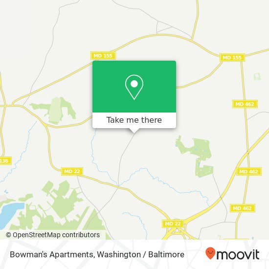 Mapa de Bowman's Apartments