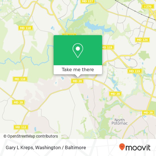 Mapa de Gary L Kreps
