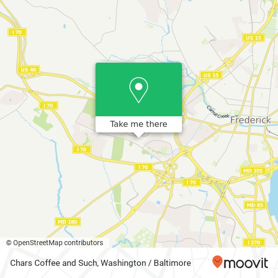 Mapa de Chars Coffee and Such