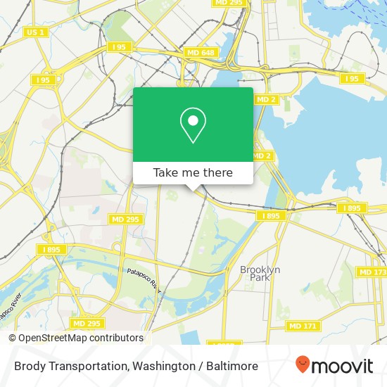 Mapa de Brody Transportation