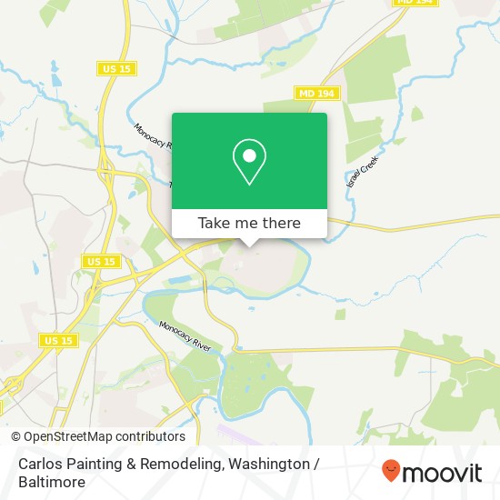 Mapa de Carlos Painting & Remodeling