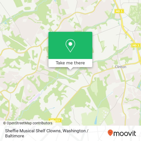 Mapa de Sheffie Musical Shelf Clowns