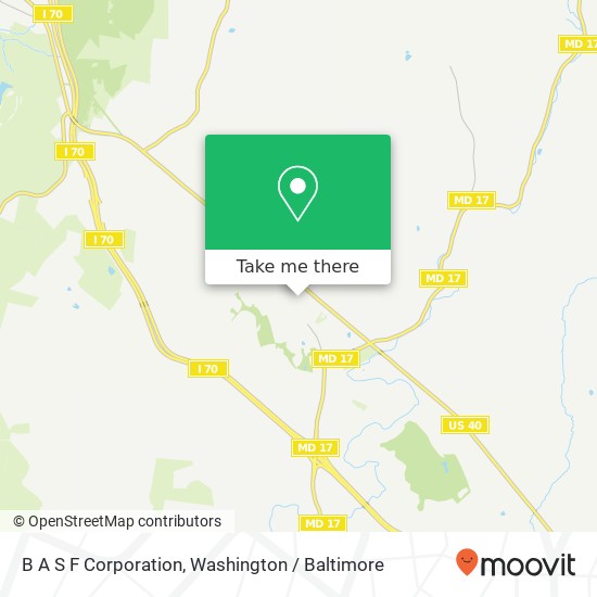 B A S F Corporation map