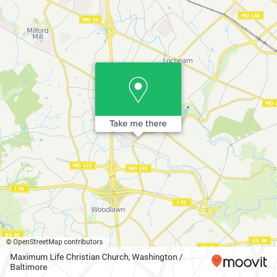 Mapa de Maximum Life Christian Church