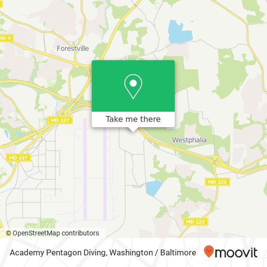 Mapa de Academy Pentagon Diving