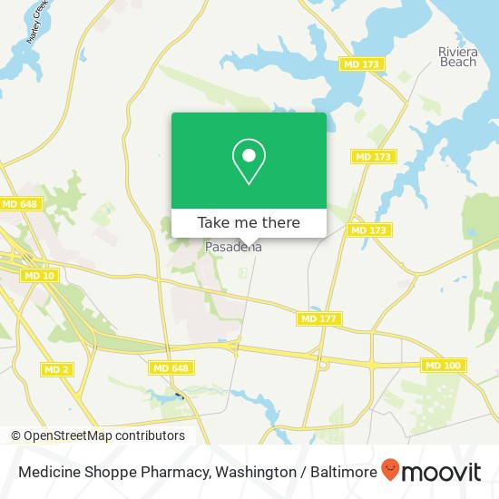 Mapa de Medicine Shoppe Pharmacy