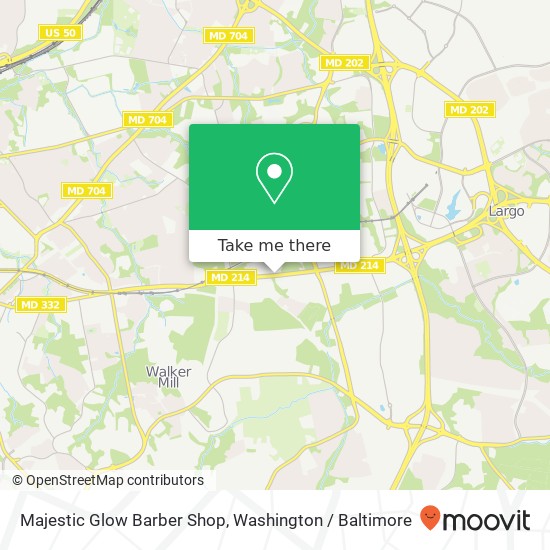 Majestic Glow Barber Shop map