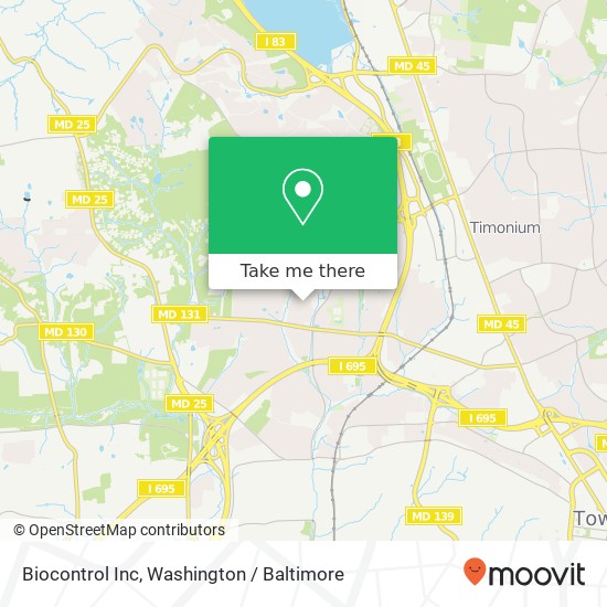 Biocontrol Inc map