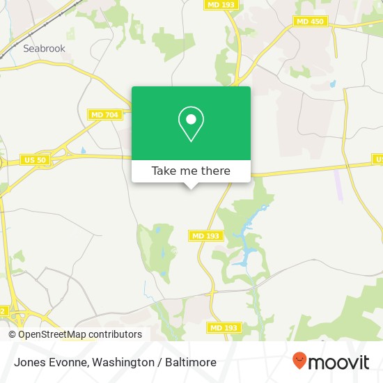 Jones Evonne map