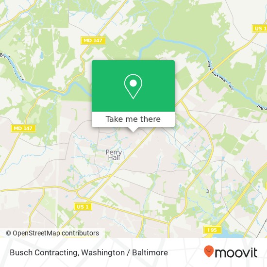 Busch Contracting map