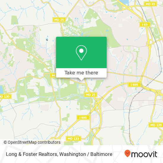 Long & Foster Realtors map