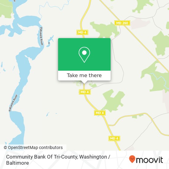 Community Bank Of Tri-County map