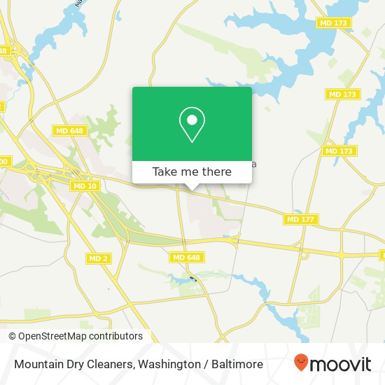 Mapa de Mountain Dry Cleaners