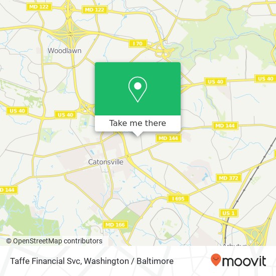 Taffe Financial Svc map