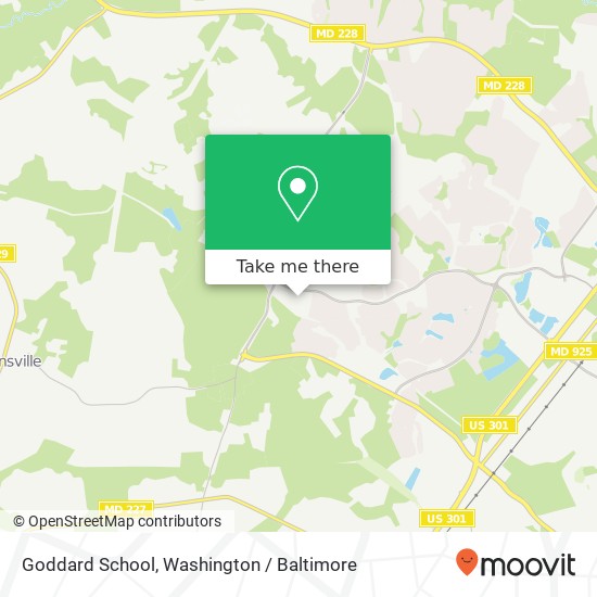 Goddard School map