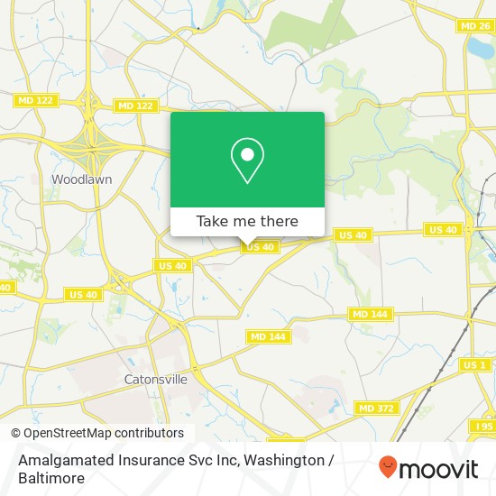 Mapa de Amalgamated Insurance Svc Inc