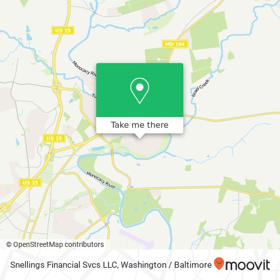 Mapa de Snellings Financial Svcs LLC