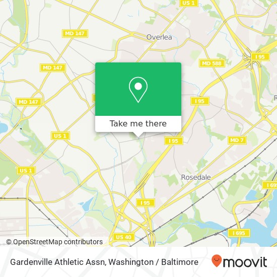 Gardenville Athletic Assn map