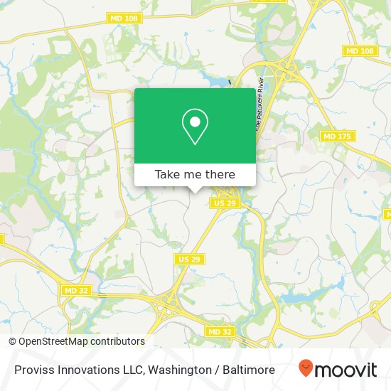 Mapa de Proviss Innovations LLC