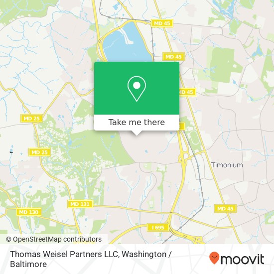 Mapa de Thomas Weisel Partners LLC
