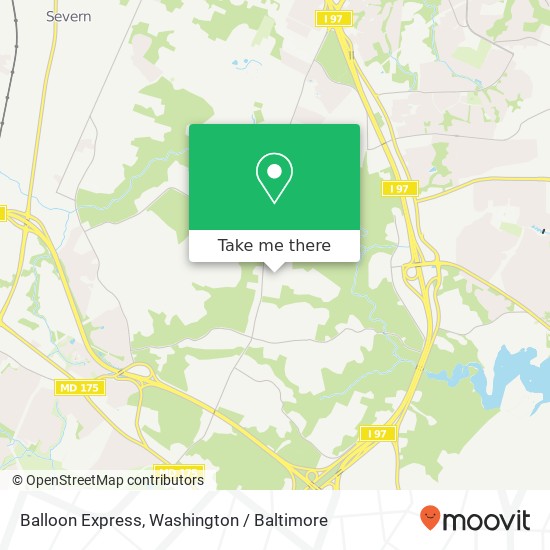 Balloon Express map