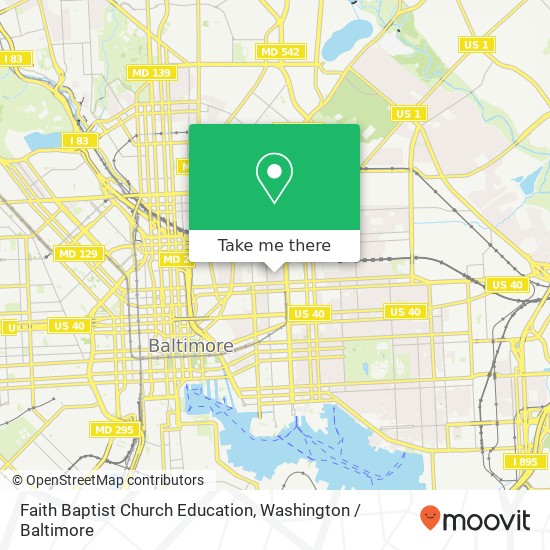 Mapa de Faith Baptist Church Education