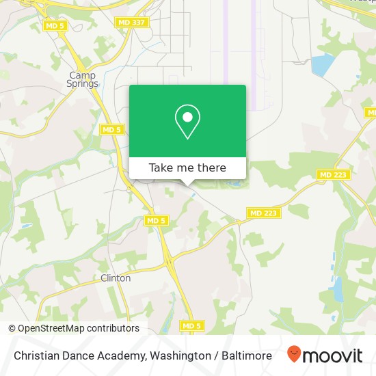 Christian Dance Academy map