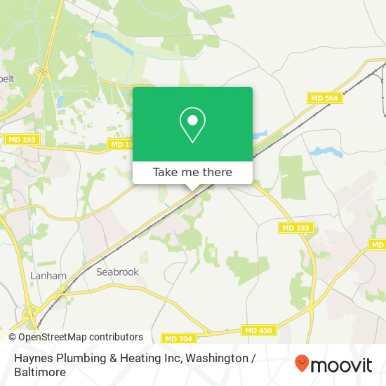 Mapa de Haynes Plumbing & Heating Inc