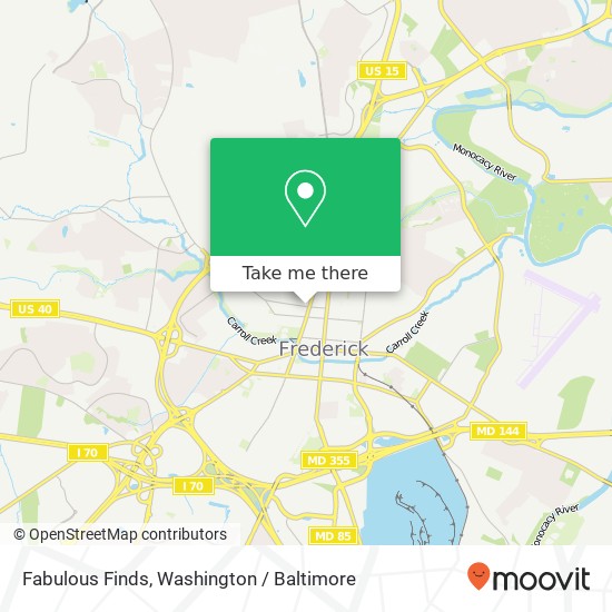 Fabulous Finds map