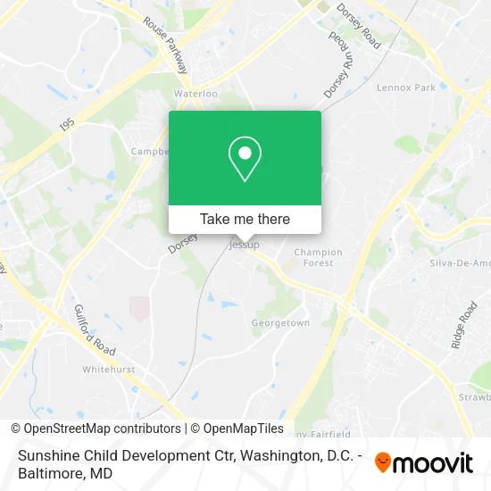 Sunshine Child Development Ctr map