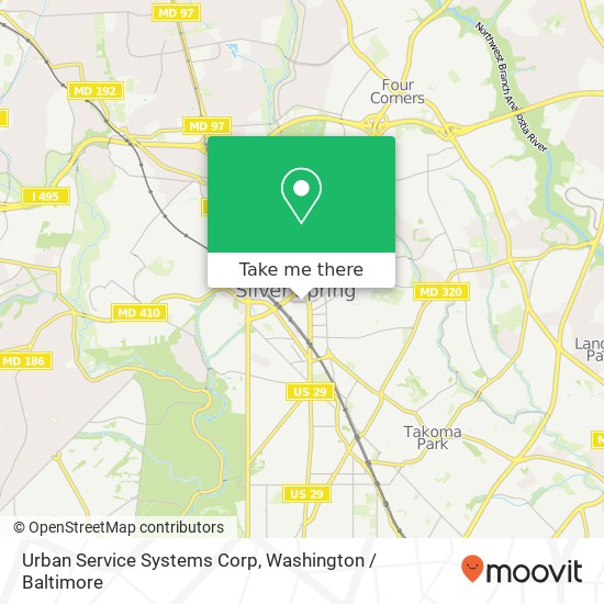 Mapa de Urban Service Systems Corp