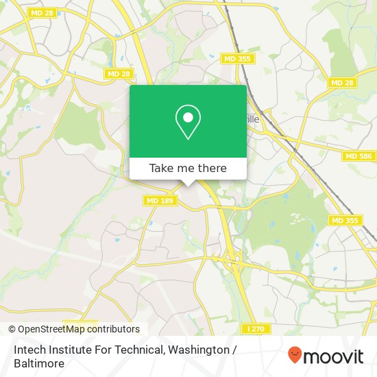 Intech Institute For Technical map