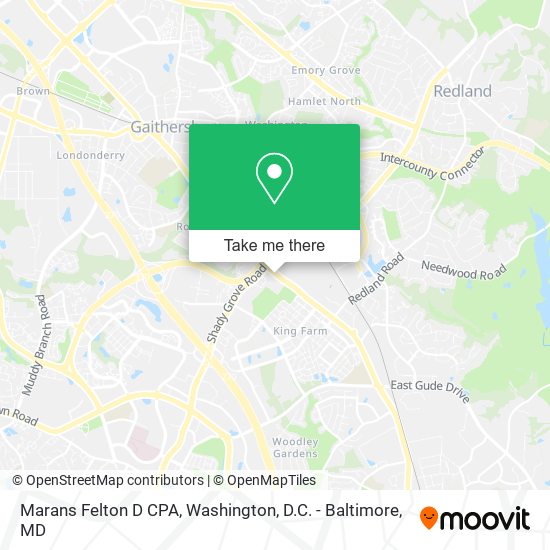 Mapa de Marans Felton D CPA
