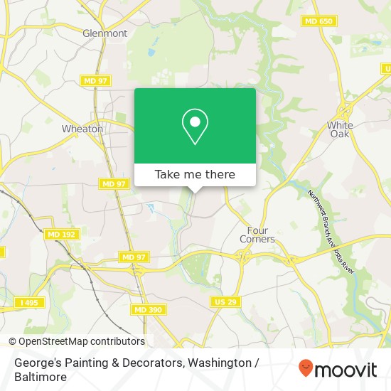 Mapa de George's Painting & Decorators