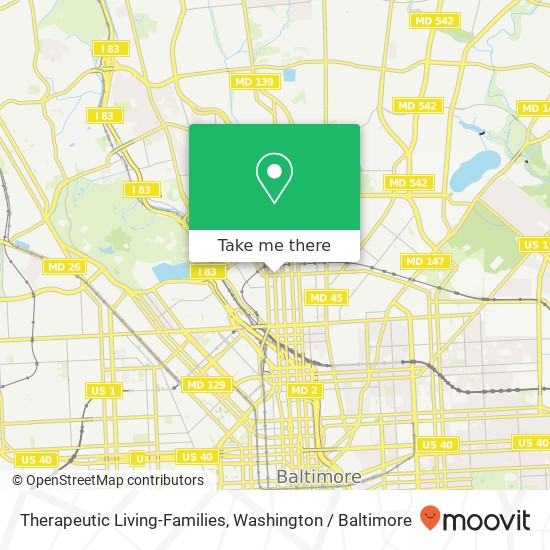 Therapeutic Living-Families map