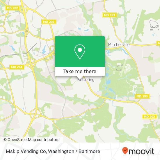 Mapa de Msklp Vending Co
