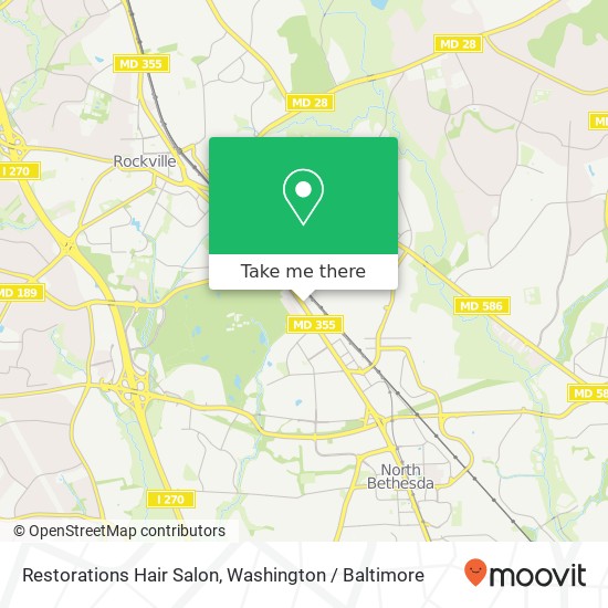 Mapa de Restorations Hair Salon