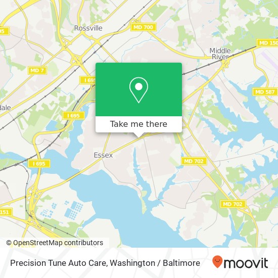 Precision Tune Auto Care map