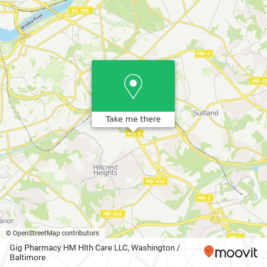 Mapa de Gig Pharmacy HM Hlth Care LLC