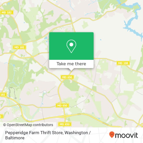 Mapa de Pepperidge Farm Thrift Store