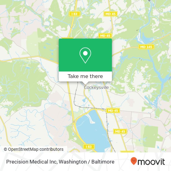 Precision Medical Inc map