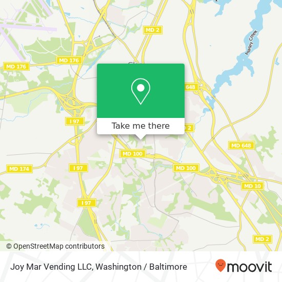Mapa de Joy Mar Vending LLC