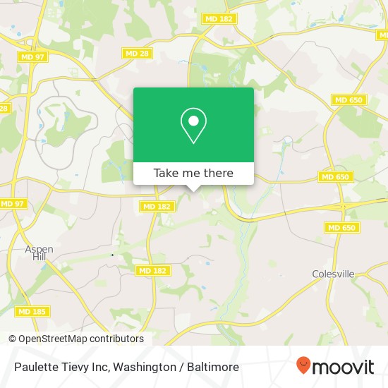 Mapa de Paulette Tievy Inc
