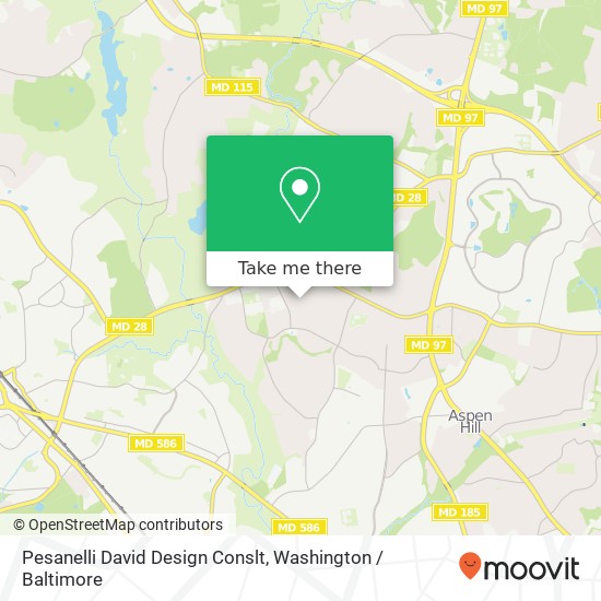 Pesanelli David Design Conslt map