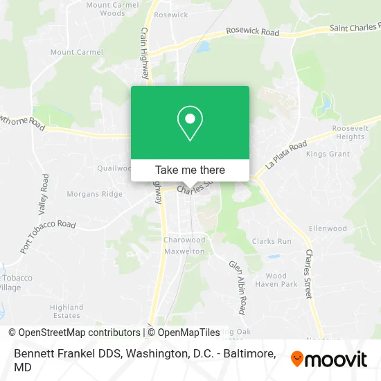 Bennett Frankel DDS map