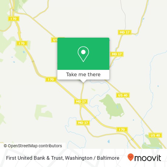 First United Bank & Trust map