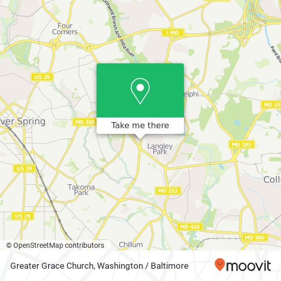 Greater Grace Church map