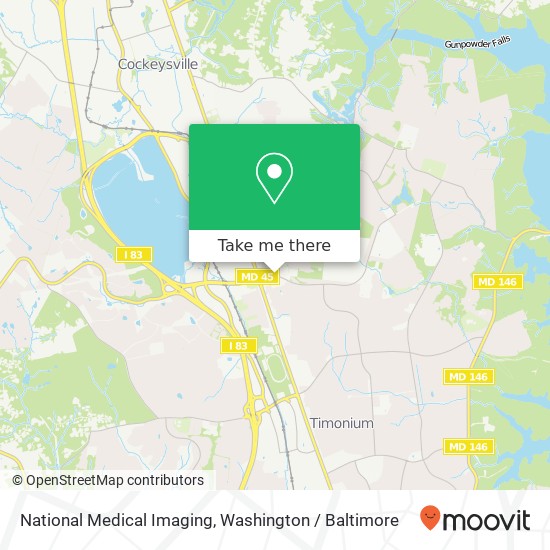 National Medical Imaging map